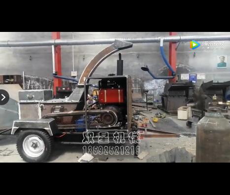 樹枝粉碎機視頻試機現場