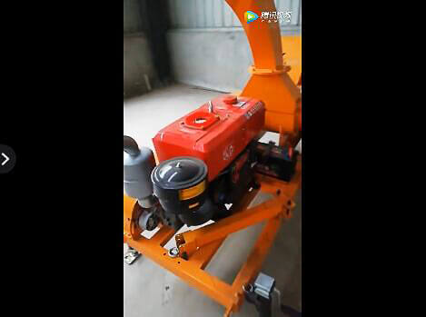 果樹枝粉碎機視頻展示現場