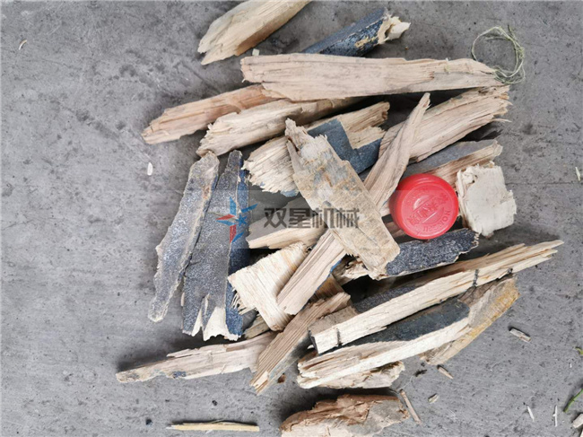 多功能木托板模板破碎機效果展示