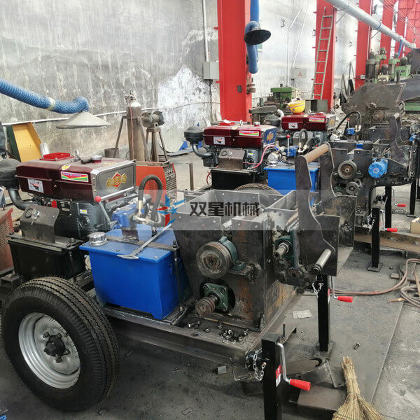 樹枝破碎機設備生產現場